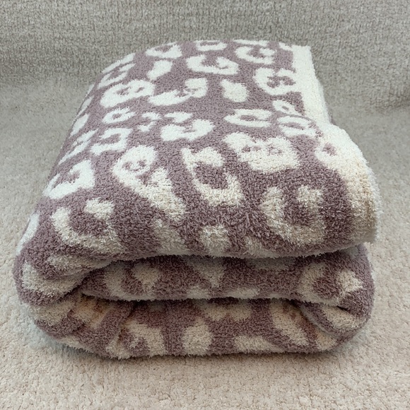 Barefoot Dreams In the Wild Throw Blanket Faded Rose/Cream - Picture 3 of 5